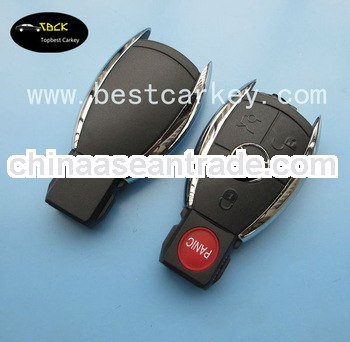 USA style 3+panic button remote key cover key for mercedes benz replacement mercedes keys