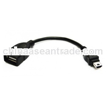 USB 2.0 Female to USB mini OTG Cable Adapter
