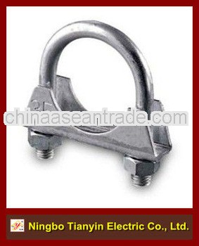 U shape exhaust hose clamp