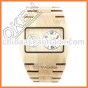 Unisex maple wood watch with custom boxes