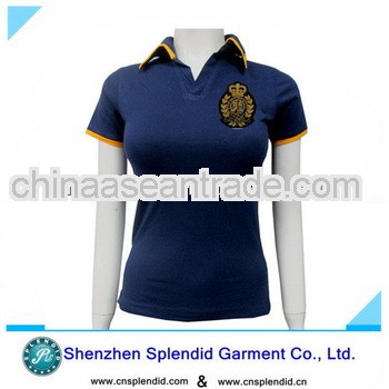 Updated customized guangdong women polo shirts