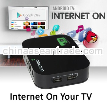 Upgrade Version !! android 4.2 remote controller android tv box ,dual core HDMI 1080P, Skype and 3G 