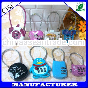 Use for luggage wire or cable lock