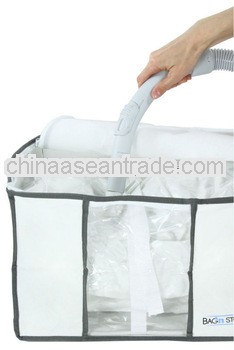 Vacuum Space Bag with Hanger Saving Wardrobe Space