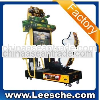 Video shooting game machine dynamic TANK 2012 shooting simulator arcade machine LSST-0040-4