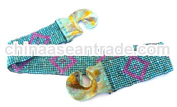 Vintage handmade indian beaded belts fashion bead belt