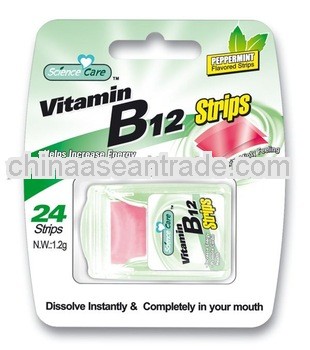 Vitamin B12 breath Strip
