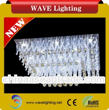 WLC-36 crystal with remote control modern acrylic tube pendant light