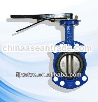 Wafer Mode Handle Operation Butterfly Valve