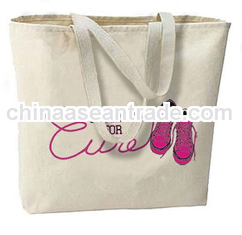 Walkin For A Cure New Large Tote Bag, Breast Cancer Awareness Beach Shopping Bag