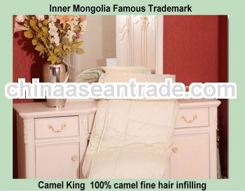 Warm camel wool comforter for winter