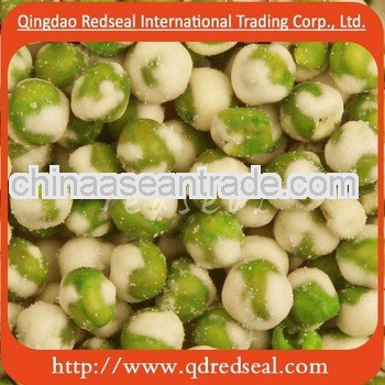 Wasabi coated green peas