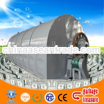 Waste Rubber pyrolysis machinery into diesel oil