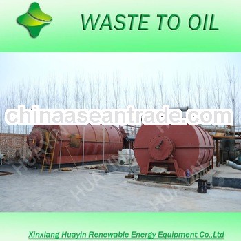 Waste plastic recycle machine to diesel fuel production line