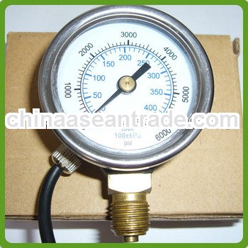 Waterproof CNG pressure gauge for natural gas car