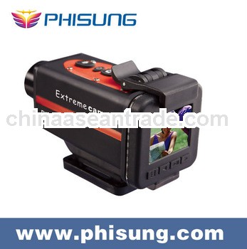 Waterproof full hd 1080p mini sport camera dvr