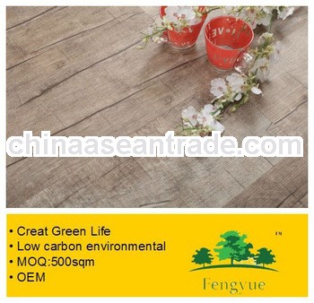 Waterproof interlocking pvc vinyl floor plank