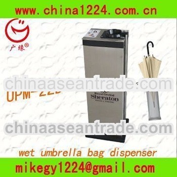 Wet Umbrella Bag Dispenser equipment for slippers