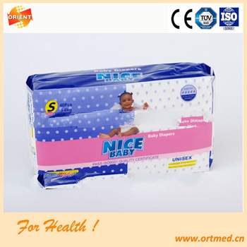 Wet indicator first quality diaper for children