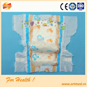 Wetness indicator soft and breathable baby diaper