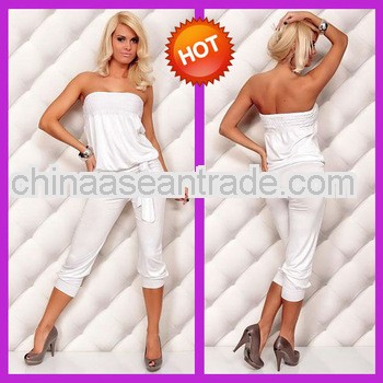 White Leather Bodysuits For Women