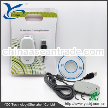 White Wireless PC Gaming Receiver For XBOX 360