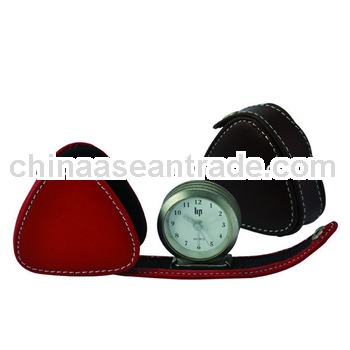 Wholesale Antique Genuine Leather Alarm Clock