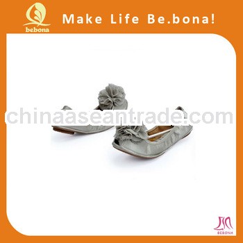 Wholesale Beauty Flower Casual Foldable Girl Ballerina Shoes