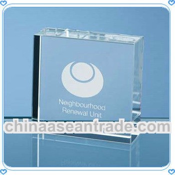 Wholesale Clear Glass Paperweight For Promotional Gifts
