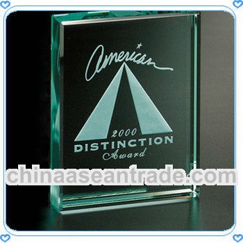 Wholesale Custom Jade Glass Paperweight For Business Souvenir