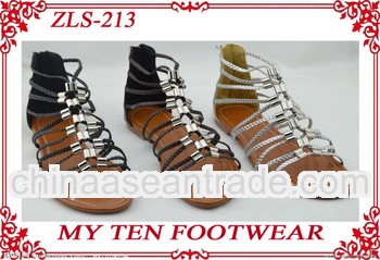 Wholesale Flat TPR Solw Sandals Shoes Cheap