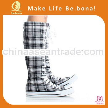 Wholesale OEM quality high top canvas shoes