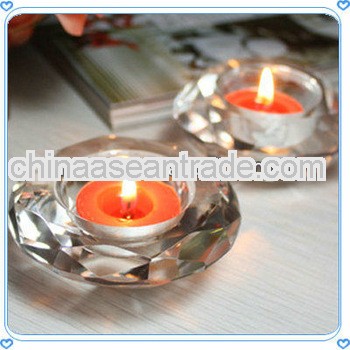 Wholesale Optic K9 Crystal Candle Lite Candle Holders For Wedding Centerpieces Glass