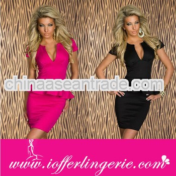 Wholesale new design elegant beautiful office dresses