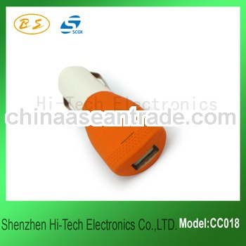 Wholesale price colorful Mini USB Car Charger for Samsung