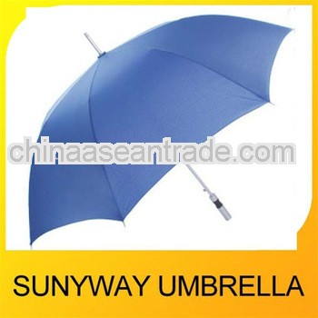 Windproof Blue Golf Umbrella Automatic