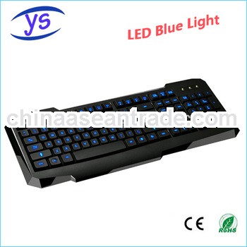Wired illuminated keyboard for computer