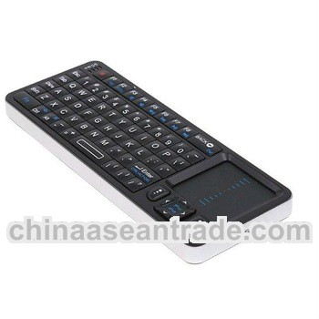 Wireless Keyboard with Touchpad and IR Learning Function