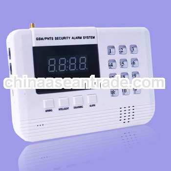 Wireless PSTN and GSM infrared alarm system with 99defense zones