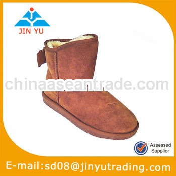 Woman Leather Snow Boot