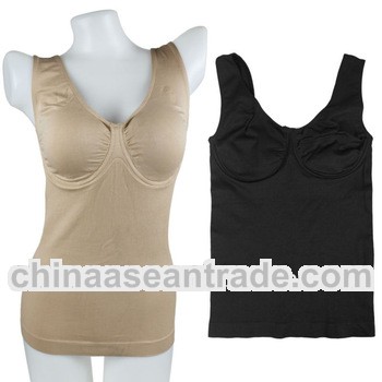 Women Fitness Wear Seamless Tank Top Underwire