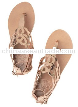 Women Flat Hollow-outs Sandal 2013 New Design Fashion Flat Summer Sandals 2014 For Women