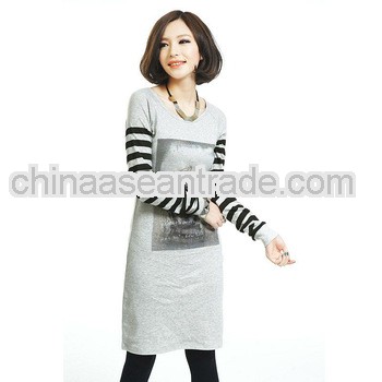 Women high quallity hot sale long style fashion thiner cotton hoodie