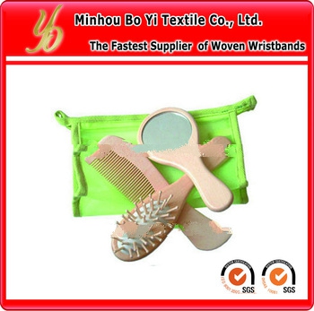 Wood comb and Mirror Set