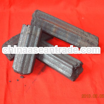 Wood sawdust hexagonal barbecue charcoal