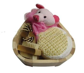 Wooden and Lovely Bath Gift Set(TF5022)