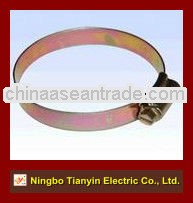 Worm Drive non perforated British hose clip