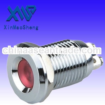 X12-14 pilot lamp 12mm metal indicator lamp waterpfroof metal signal lamp