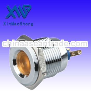 X16-12 16mm waterpfroof metal signal lamp 6VDC indicator lamp Railway pilot lamp