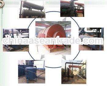 XD-12 Scrap Crude tyre/rubber oil machine